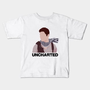 Nathan Drake Uncharted Silhouette Kids T-Shirt